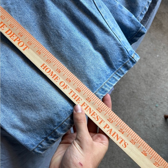 Eddie Bauer Jeans Size 14 100% Cotton Light Blue Shorts Comfy Causal NWOT - Picture 8 of 12